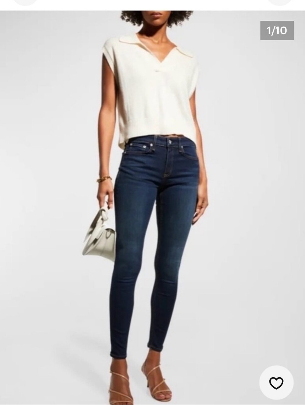 rag & bone Cate Midrise Ankle Skinny Jean, Size 31